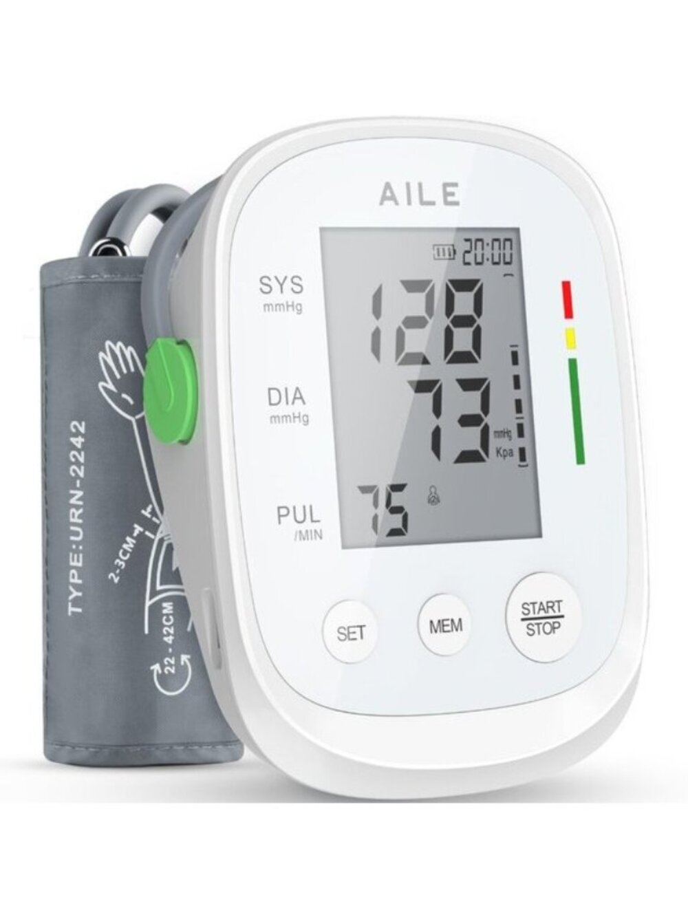 🆕AILE Blood Pressure Monitor Upper Arm with Large Cuff (8.7″–16.5″)💓  Open Box